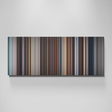 Eternal Sunshine of the Spotless Mind movie canvas wall art - color palette print