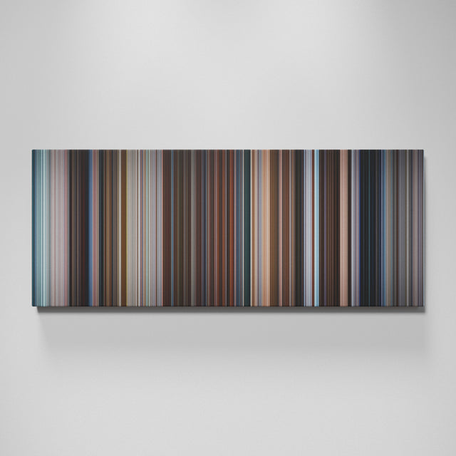 Eternal Sunshine of the Spotless Mind movie canvas wall art - color palette print