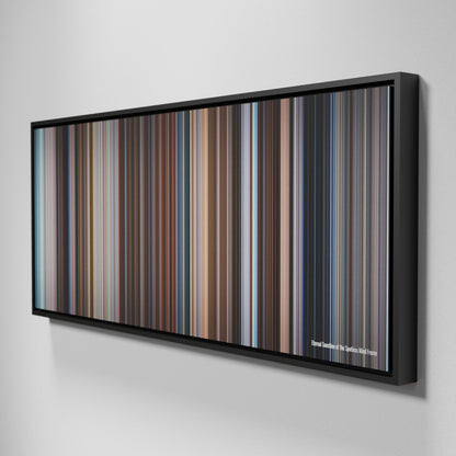 Side view of Framed Buff's of Eternal Sunshine of the Spotless Mind Frome on the wall