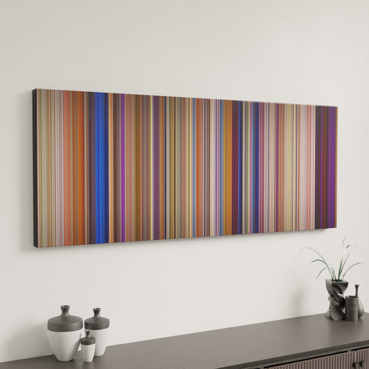 Minimal interior design with Haggard Frome on the wall