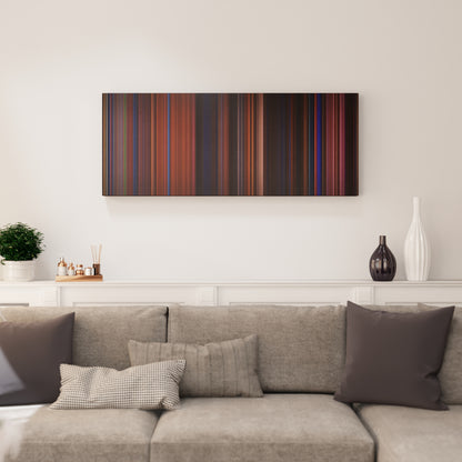 Living room interior with Moulin Rouge Frome on the wall