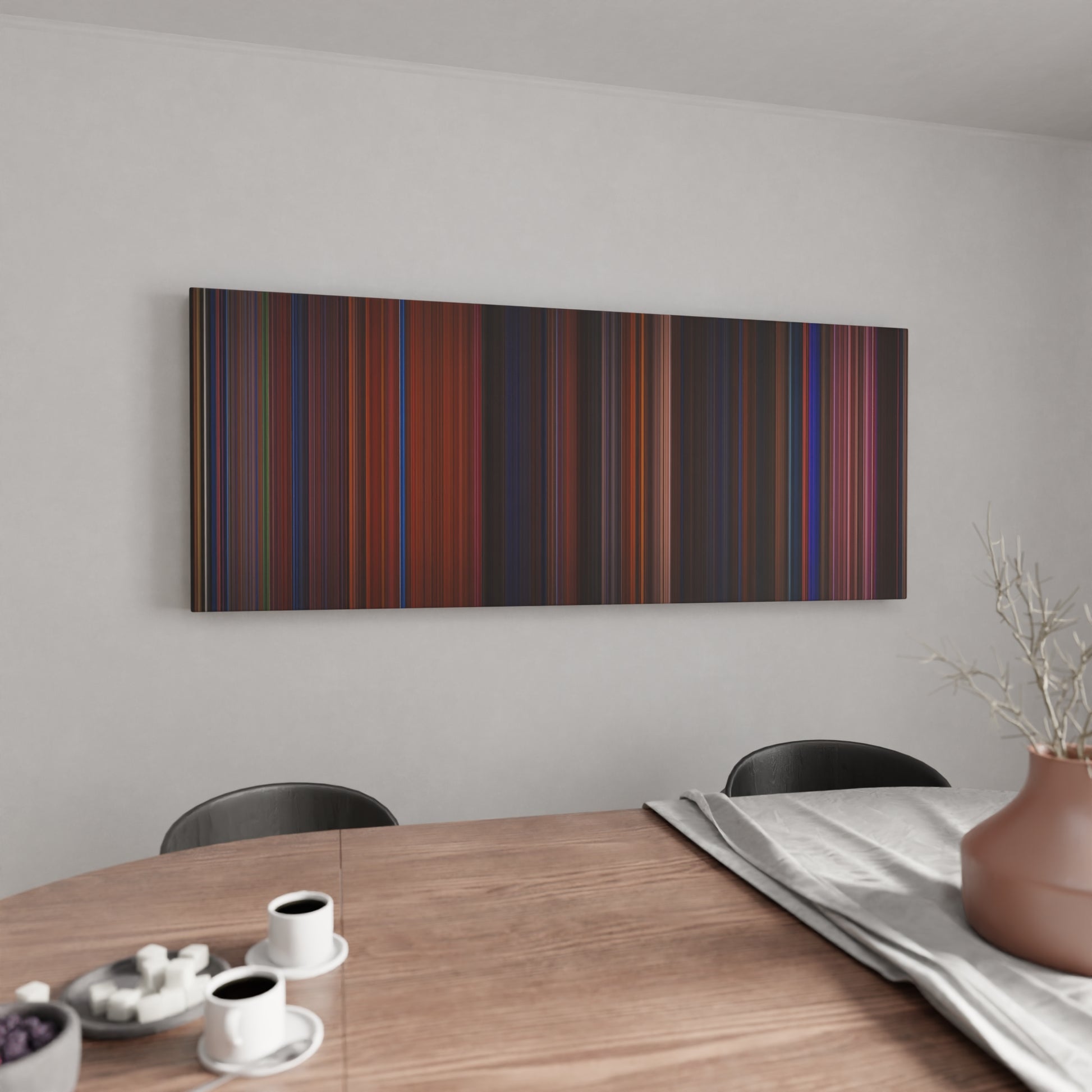 Kitchen with Moulin Rouge Frome on the wall