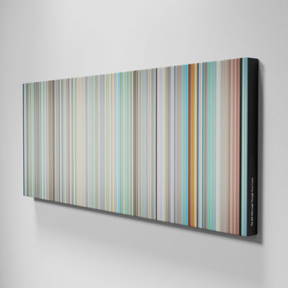 Side view of Buff's of The Girl Who Leapt Through Time Frome on the wall