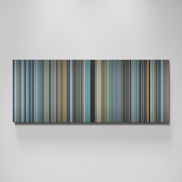The Secret Life of Walter Mitty movie canvas wall art - color palette print