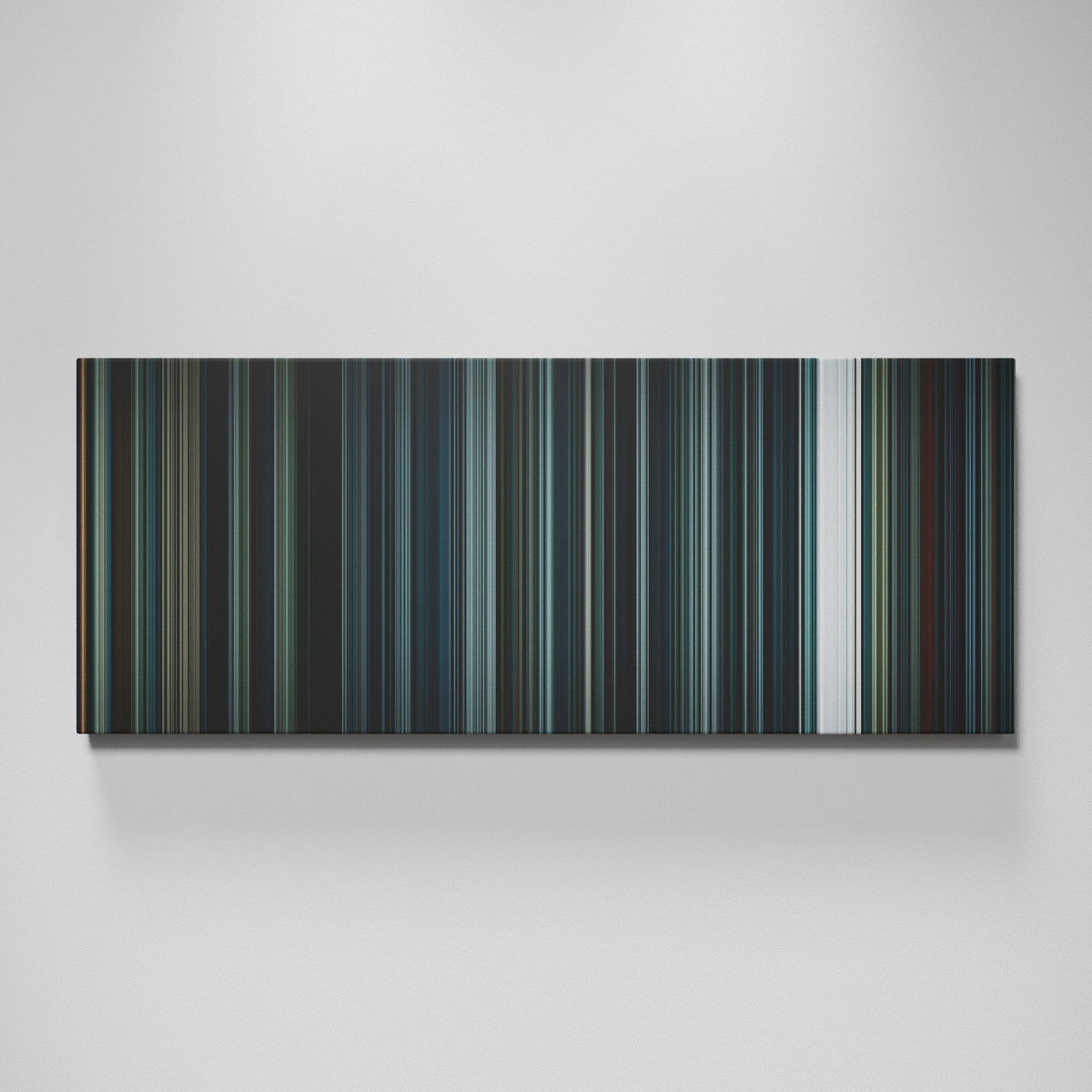 Arrival movie canvas wall art - color palette print