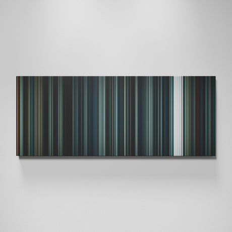 Arrival movie canvas wall art - color palette print