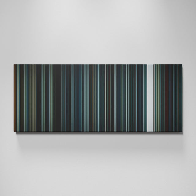 Arrival movie canvas wall art - color palette print