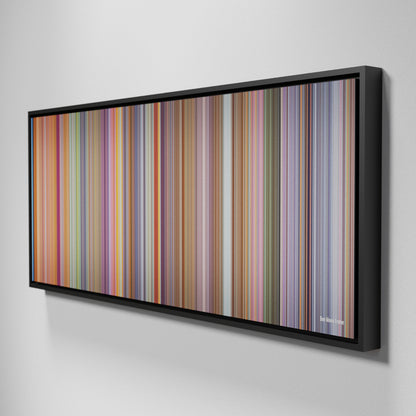 Side view of Framed Buff's of Bee Movie Frome on the wall