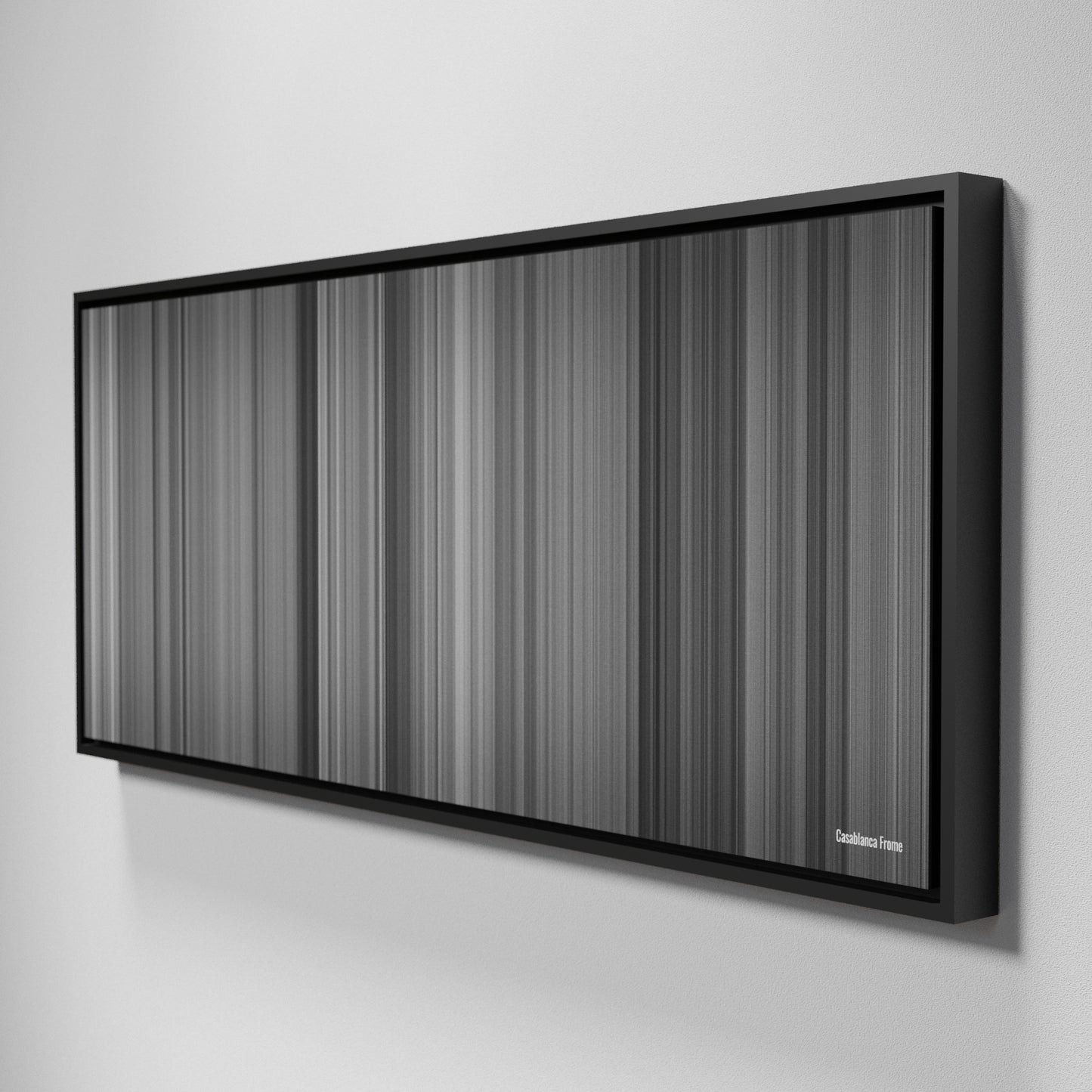 Side view of Framed Buff's of Casablanca Frome on the wall