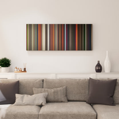 Living room interior with Coraline Frome on the wall