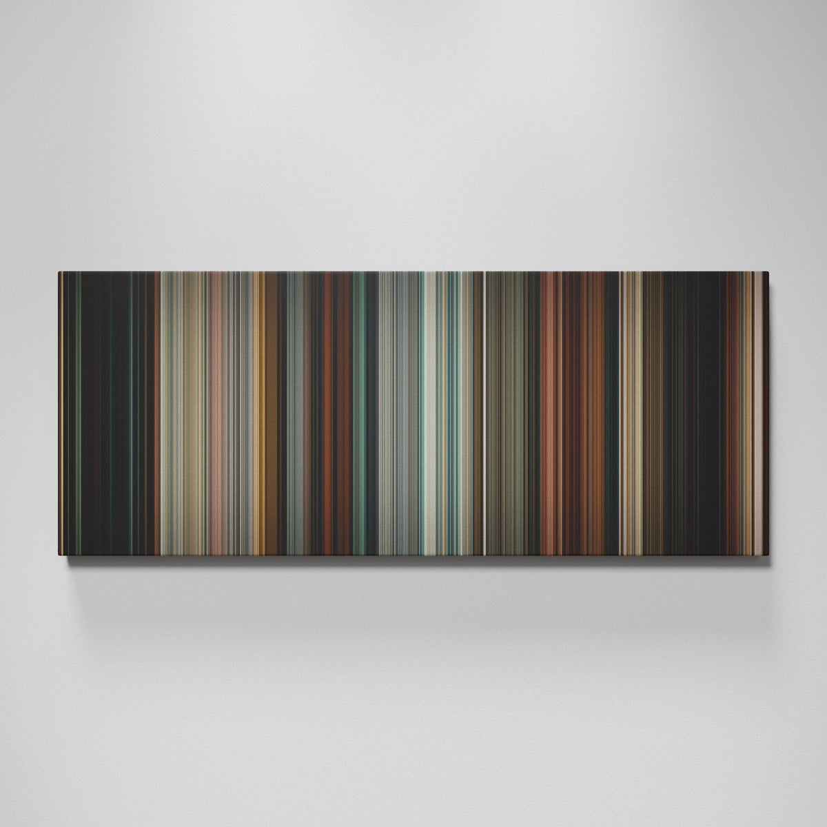 Drive movie canvas wall art - color palette print
