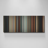 Drive movie canvas wall art - color palette print