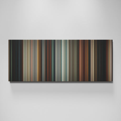 Drive movie canvas wall art - color palette print