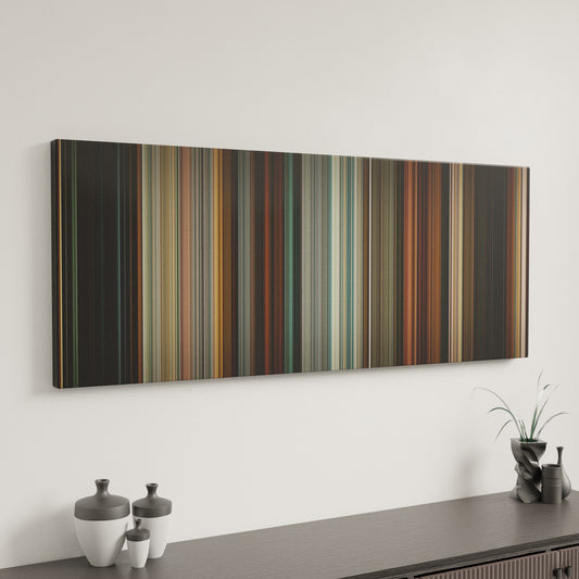 Minimal interior design with Drive Frome on the wall