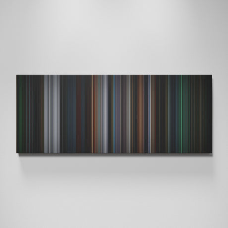 8 Mile movie canvas wall art - color palette print