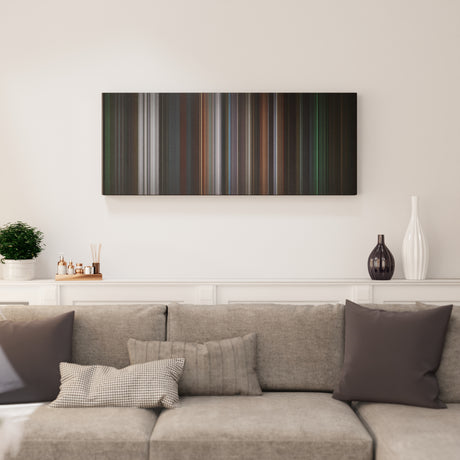 8 Mile canvas print in living room - film wall decor