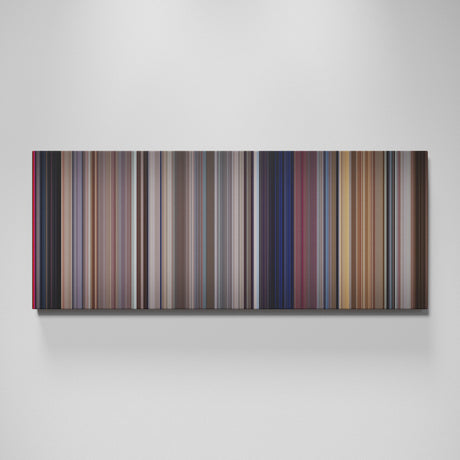 A Clockwork Orange movie canvas wall art - color palette print