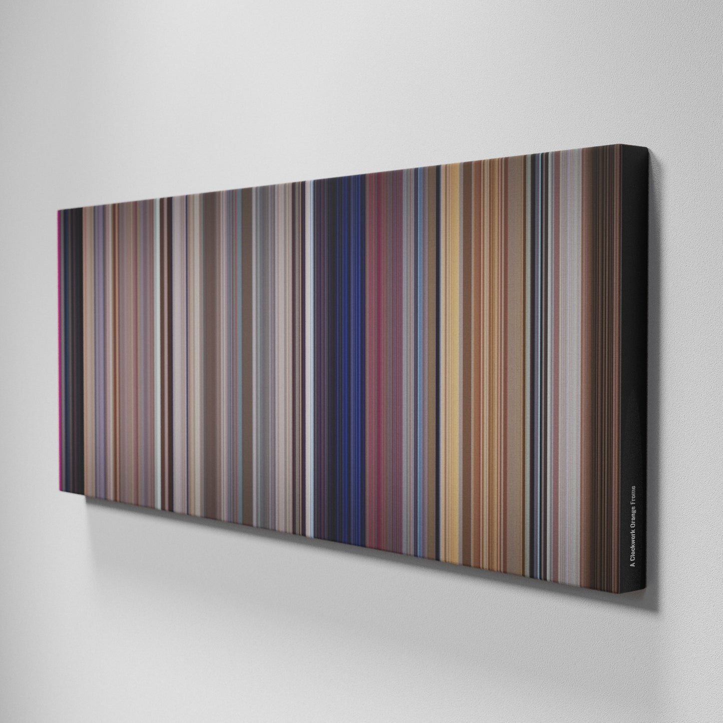 Side view of Buff's of A Clockwork Orange Frome on the wall