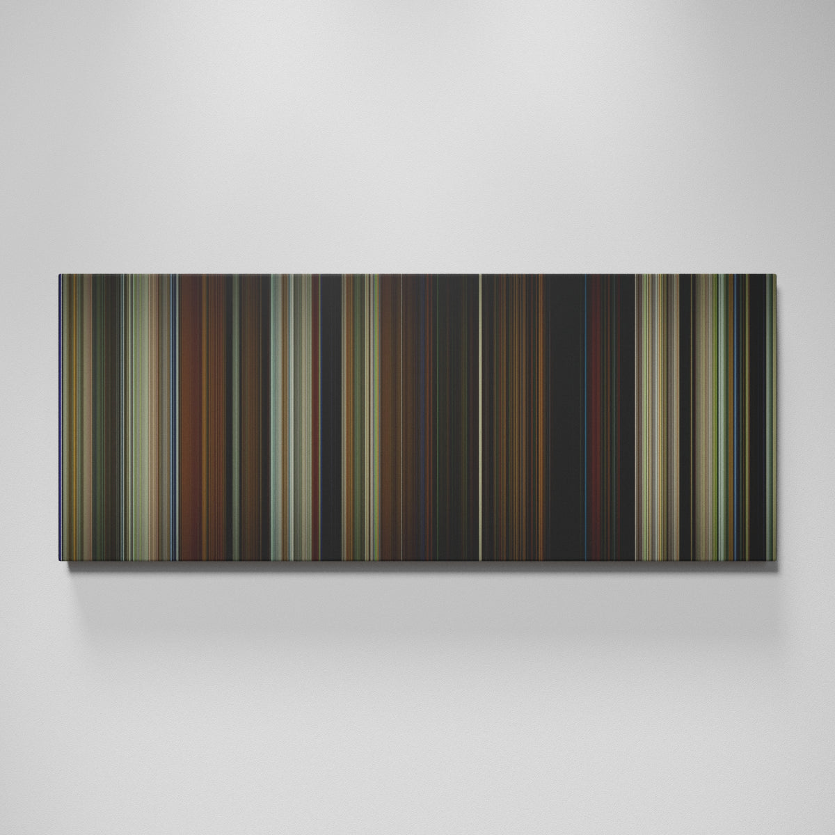 Parasite movie canvas wall art - color palette print