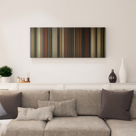 Parasite canvas print in living room - film wall decor