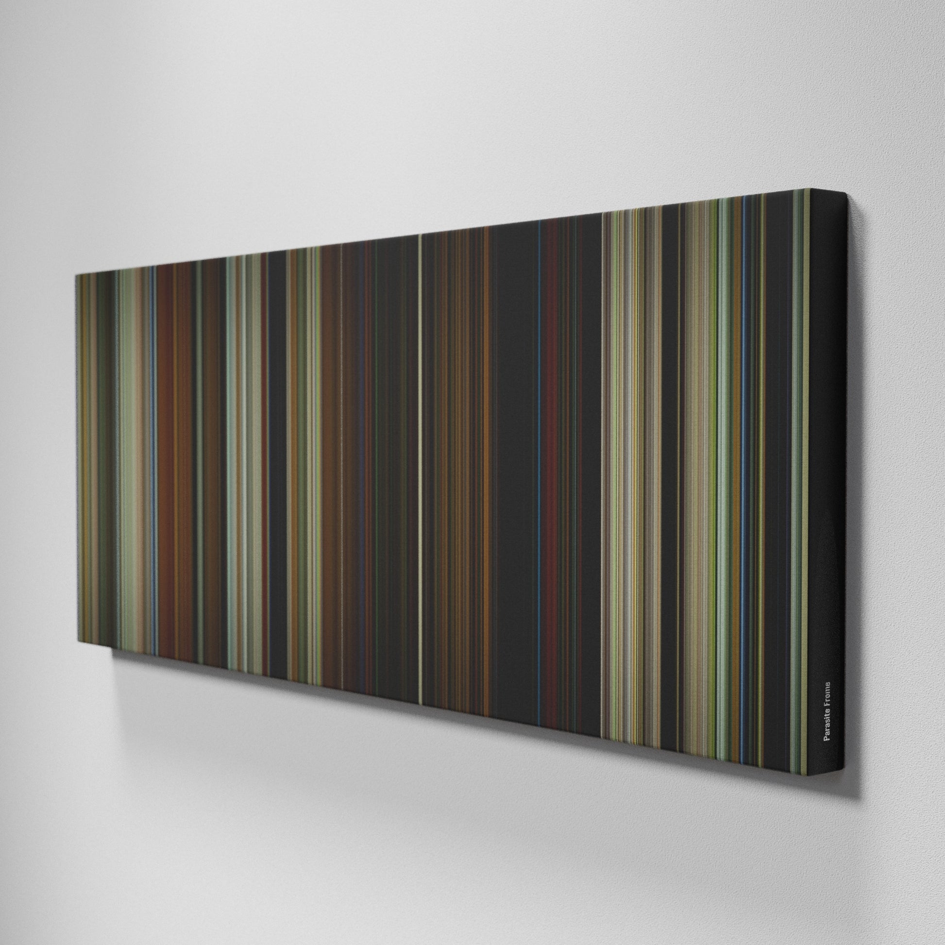 Side view of Buff's of Parasite Frome on the wall