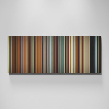 Pride & Prejudice movie canvas wall art - color palette print