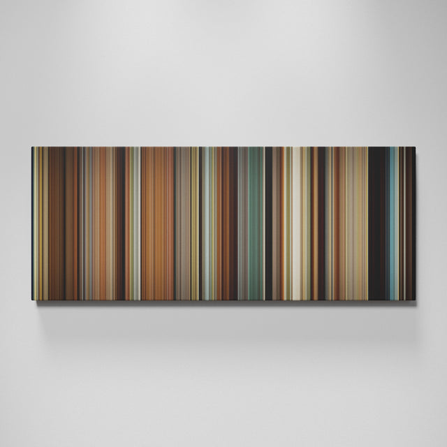 Pride & Prejudice movie canvas wall art - color palette print
