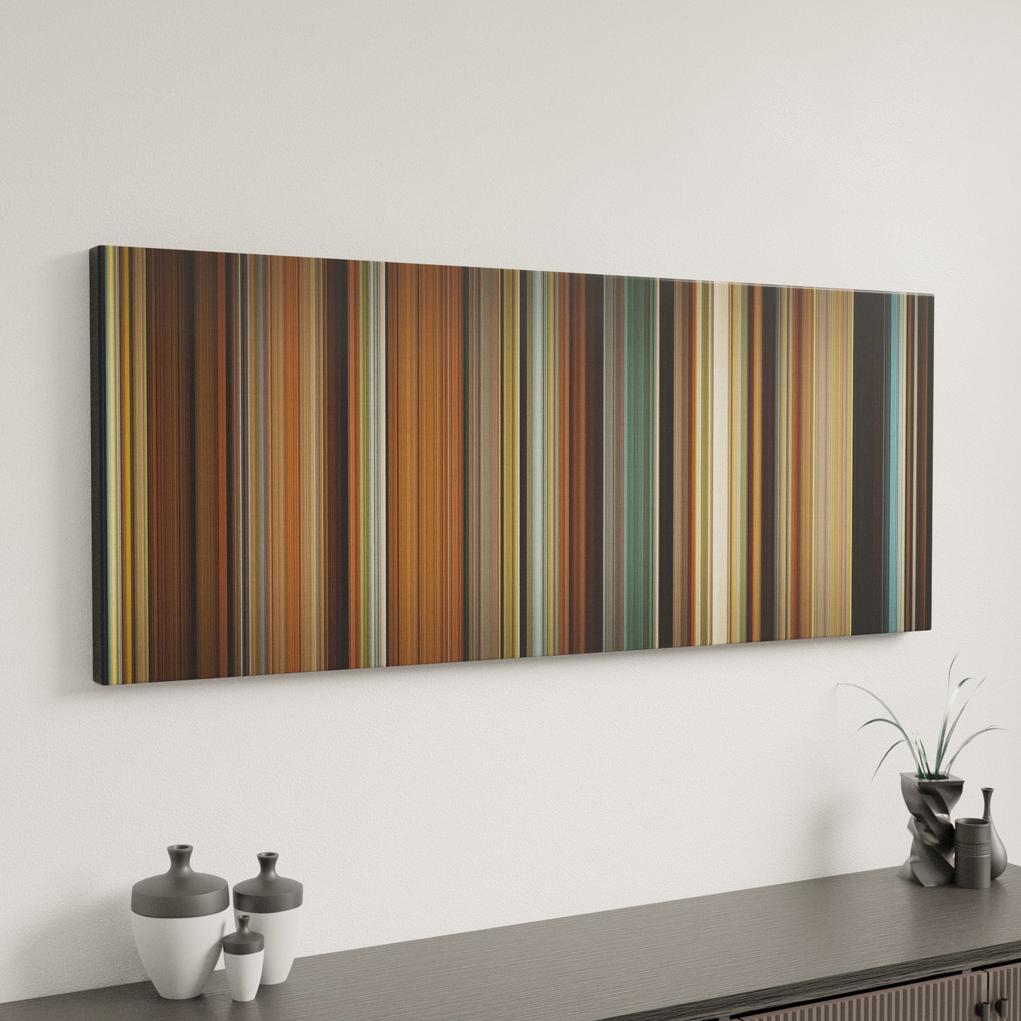 Minimal interior design with Pride & Prejudice Frome on the wall