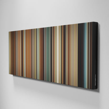 Side view of Buff's of Pride & Prejudice Frome on the wall