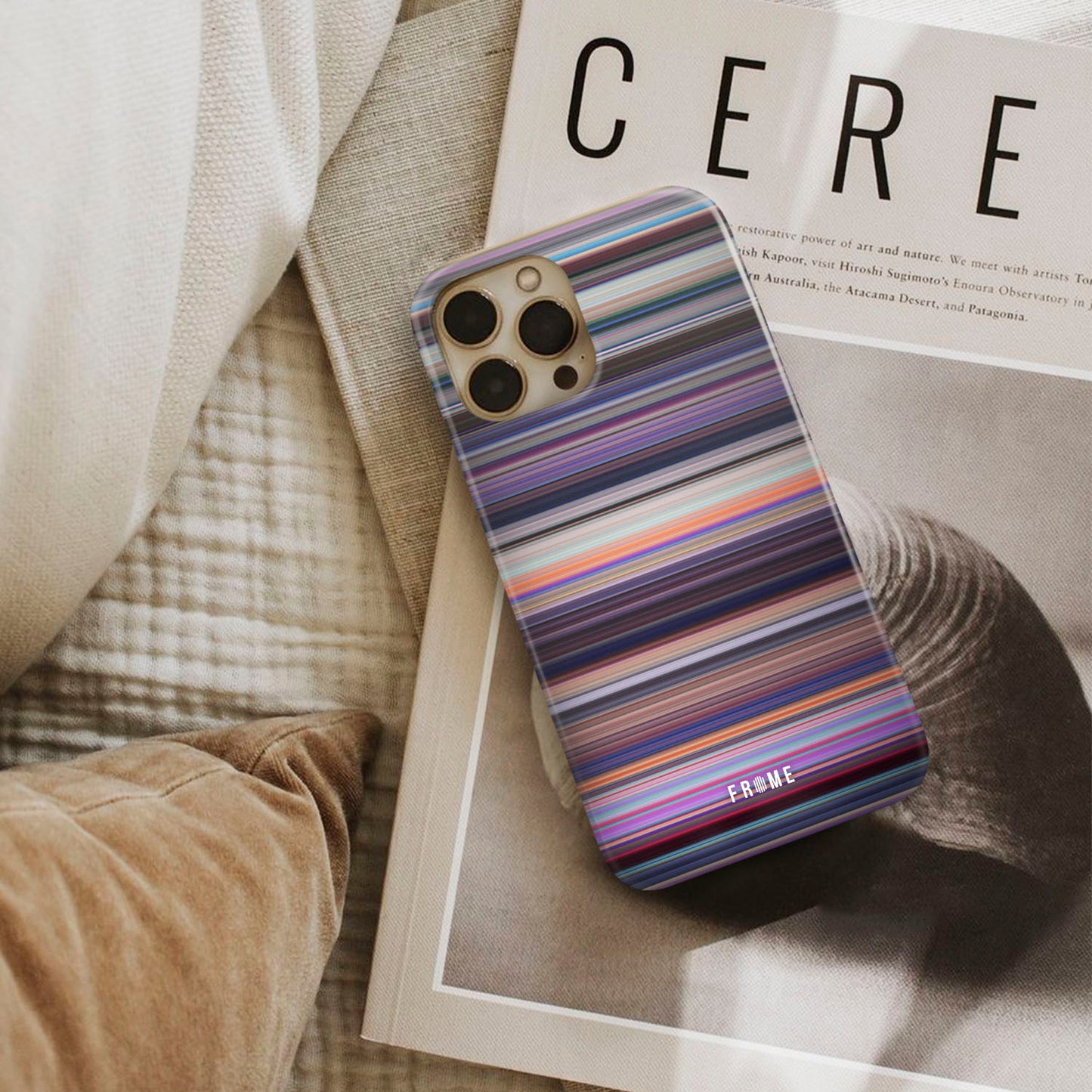 spider-man - into the spider-verse Frome phone case next to interior items