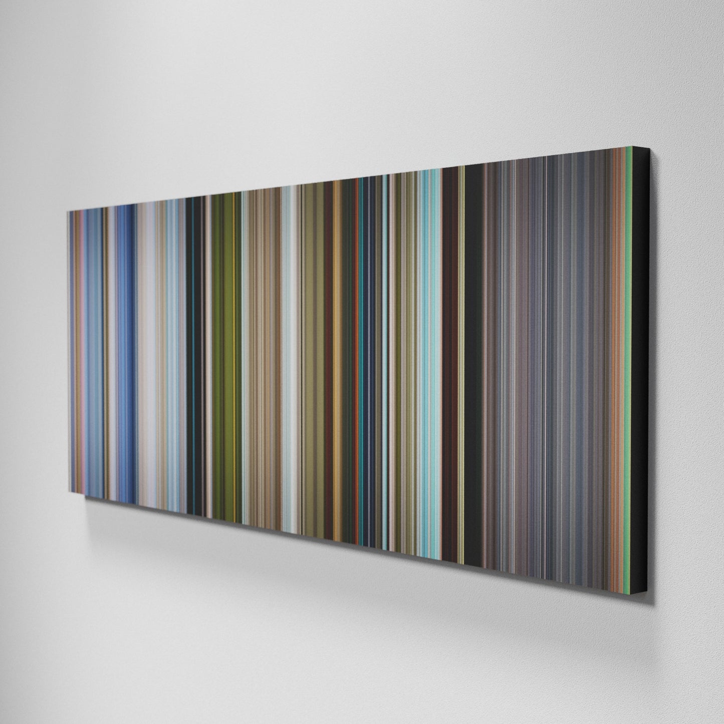 Side view of Basic of Surf's Up Frome on the wall