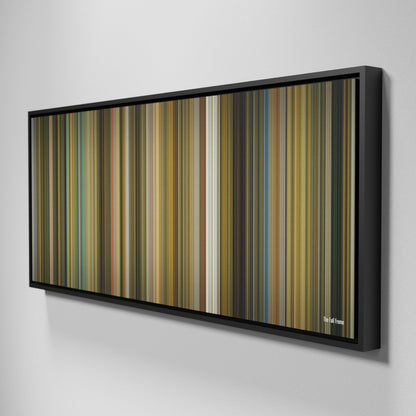 Side view of Framed Buff's of The Fall Frome on the wall