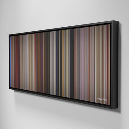 Side view of Framed Buff's of 13 Going on 30 Frome on the wall