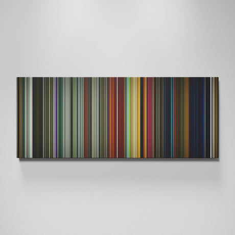 Ad Astra movie canvas wall art - color palette print
