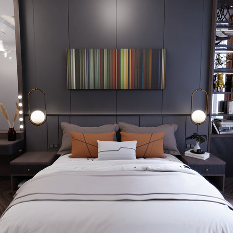 Ad Astra movie canvas in bedroom - wall art display