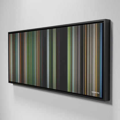 Side view of Framed Buff's of Annihilation Frome on the wall