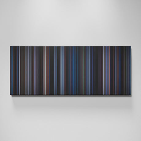 Lost in Translation movie canvas wall art - color palette print