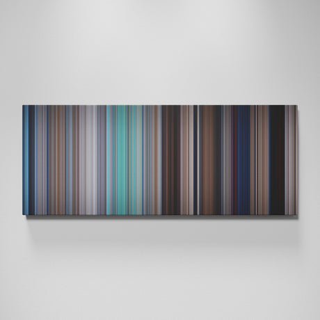 Mary Poppins movie canvas wall art - color palette print
