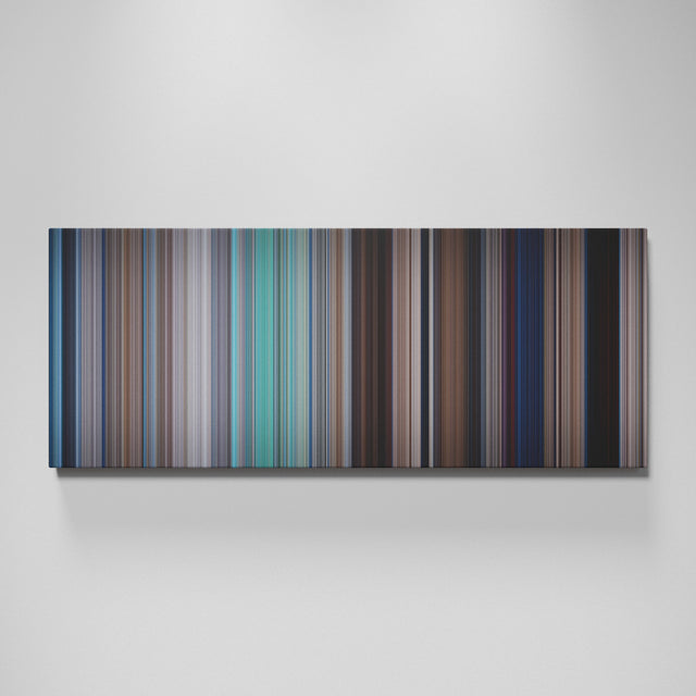 Mary Poppins movie canvas wall art - color palette print