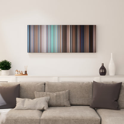 Living room interior with Mary Poppins Frome on the wall