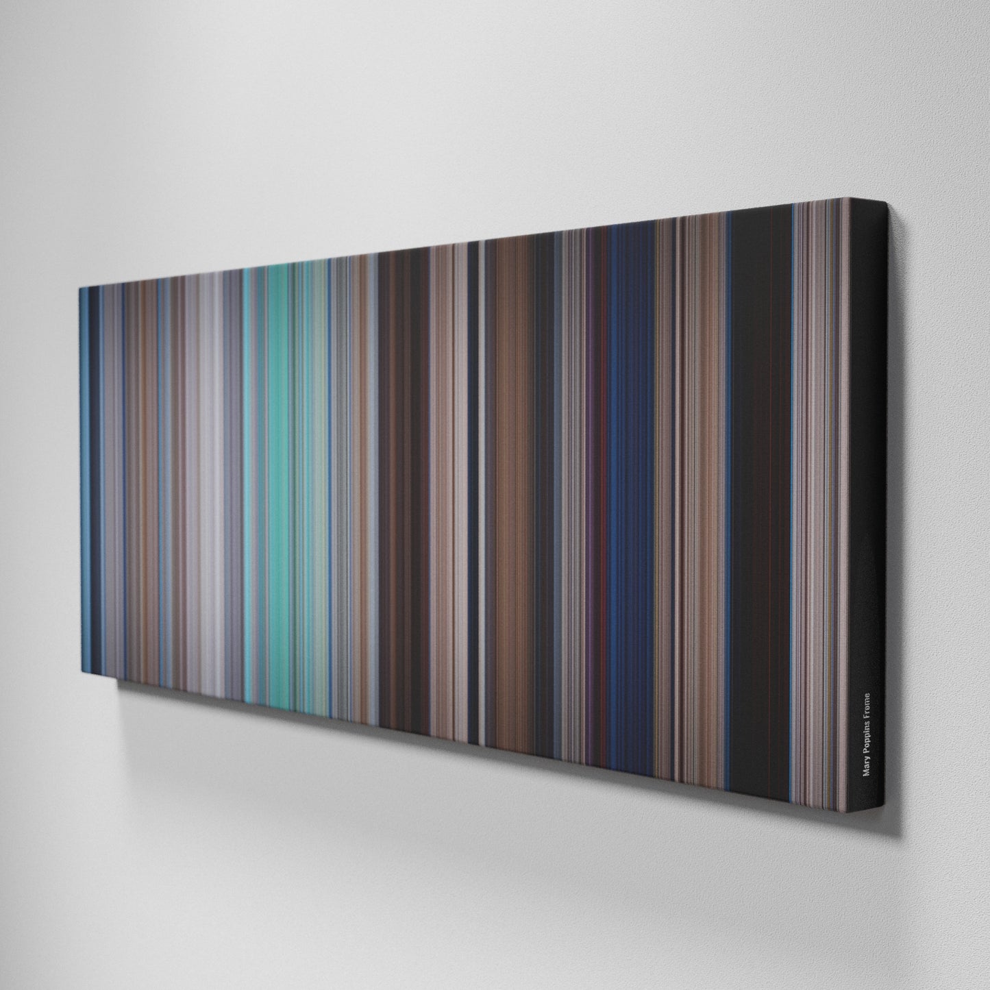 Side view of Buff's of Mary Poppins Frome on the wall