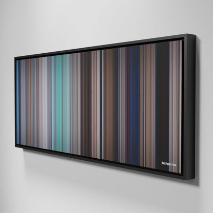 Side view of Framed Buff's of Mary Poppins Frome on the wall