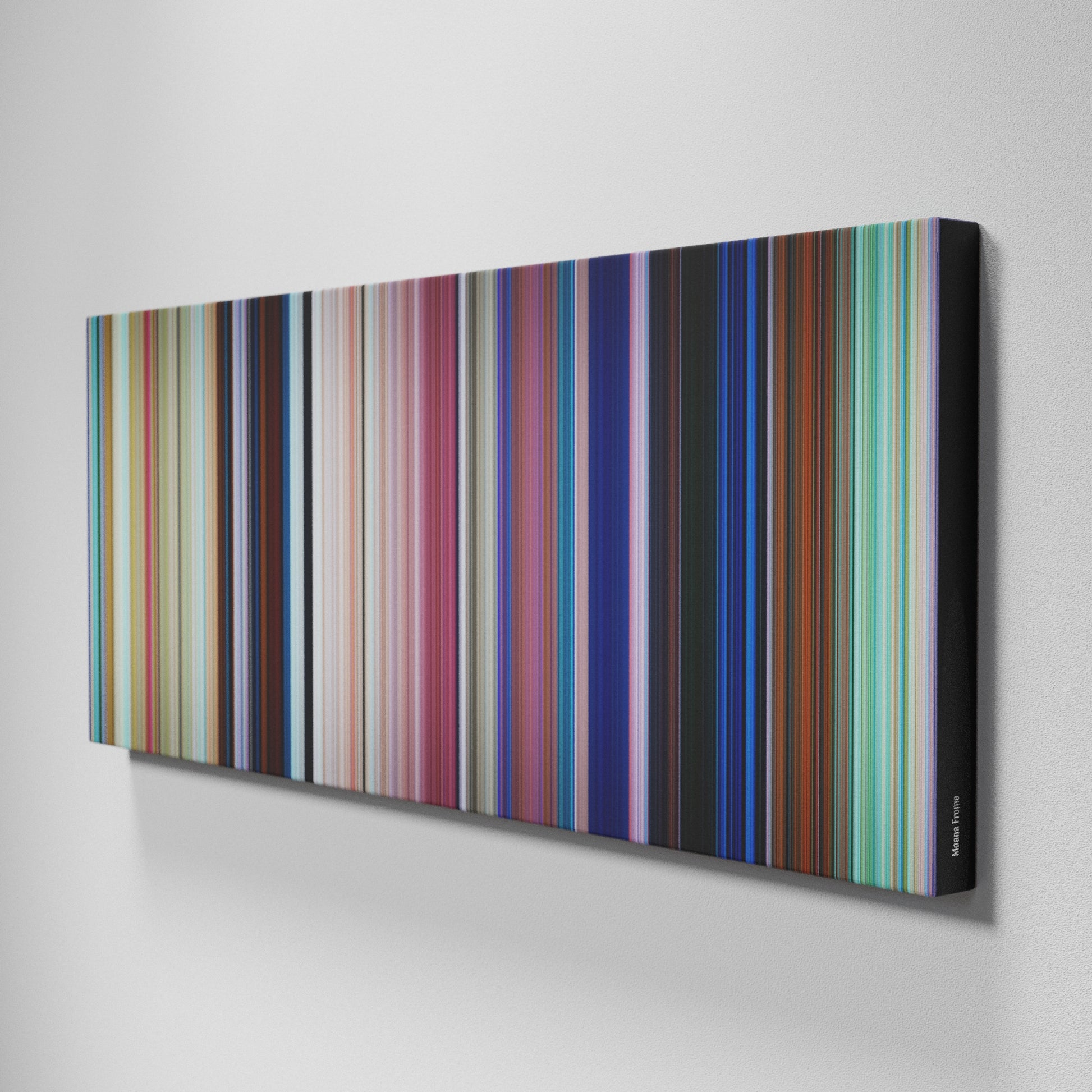 Side view of Buff's of Moana Frome on the wall