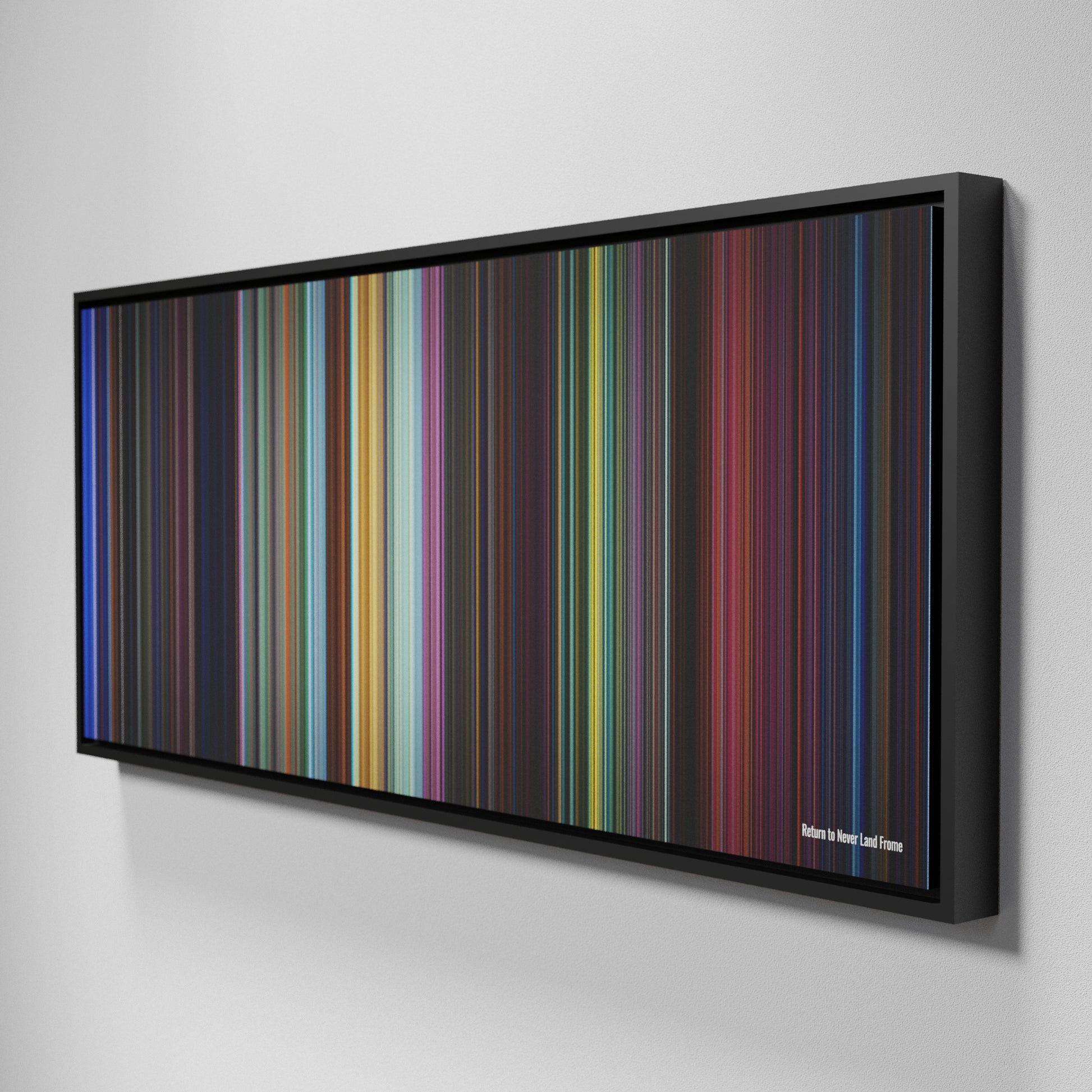 Side view of Framed Buff's of Peter Pan 2: Return to Never Land Frome on the wall