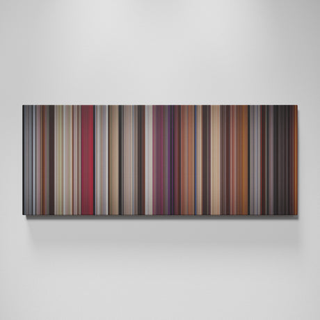 Scarface movie canvas wall art - color palette print