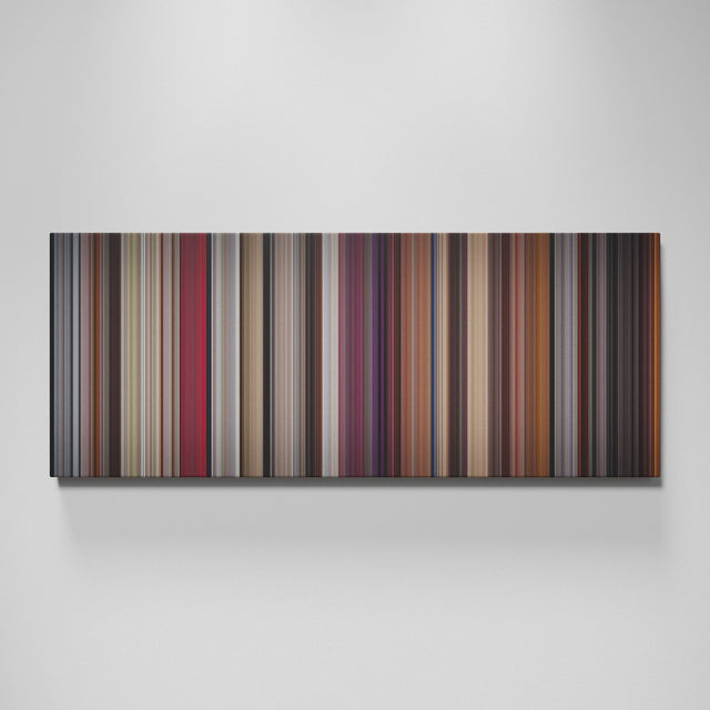 Scarface movie canvas wall art - color palette print