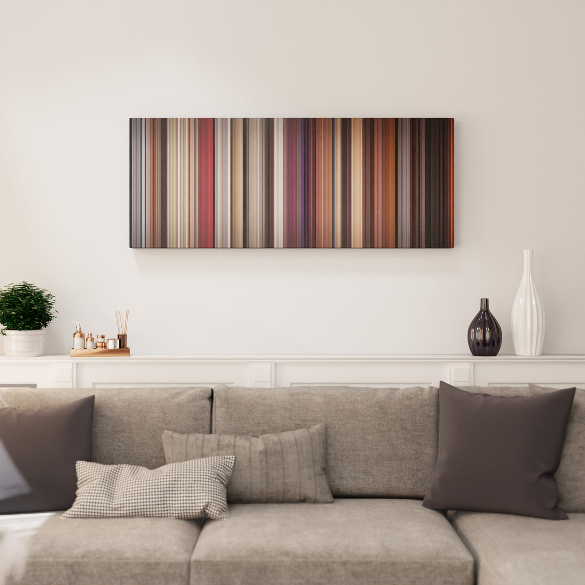 Scarface canvas print in living room - film wall decor