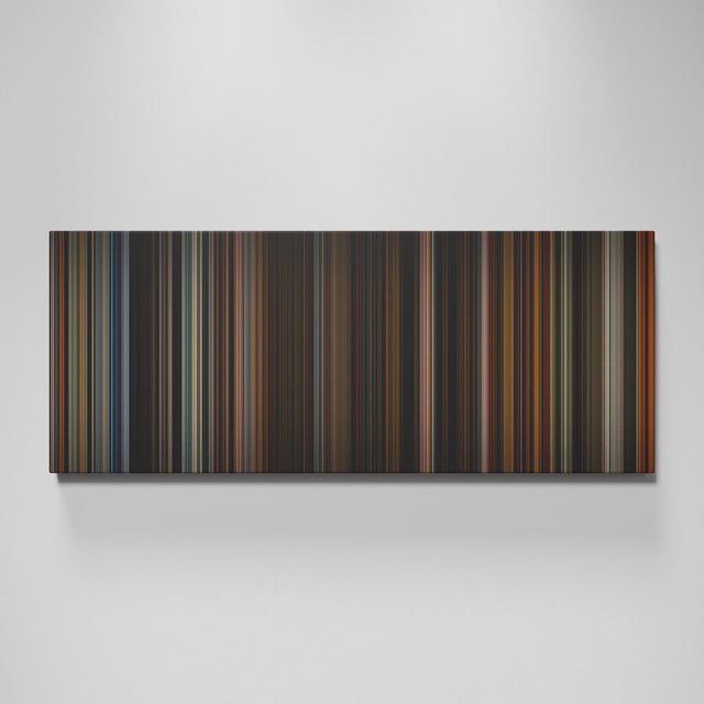 The Greatest Showman movie canvas wall art - color palette print