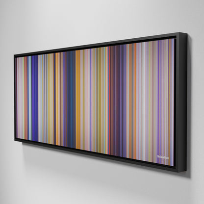 Side view of Framed Buff's of The Lorax Frome on the wall