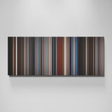 The Usual Suspects movie canvas wall art - color palette print